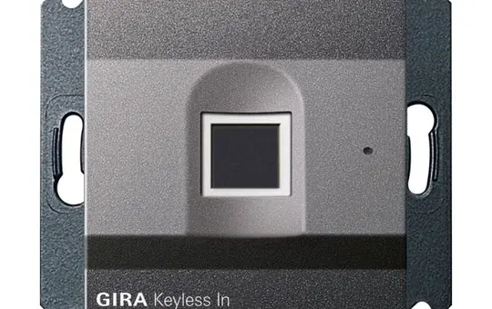 GIRA 261728 Keyless-In Fingerscanner System 55 anthrazit