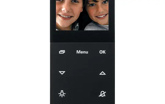 GIRA 1239005 Wohnungsstation System 55 Video | schwarz matt | 2,2 Zoll