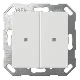 GIRA 517327 KNX-Tastsensor System 55 2-fach | reinweiß seidenmatt