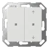 GIRA 517527 KNX-Tastsensor System 55 2-fach, Pfeile | reinweiß seidenmatt