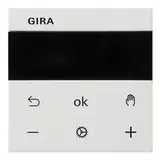 GIRA 539303 Raumtemperaturregler System 3000 System 55 230 V, Kühlfunktion, Display | reinweiß glänzend