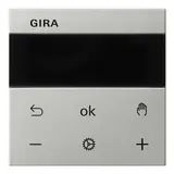 GIRA 5393600 Raumtemperaturregler System 3000 System 55 230 V, Kühlfunktion, Display | edelstahl