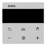 GIRA 5393015 Raumtemperaturregler System 3000 System 55 230 V, Kühlfunktion, Display | grau matt