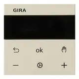 GIRA 539401 Raumtemperaturregler System 3000 System 55 Display, Bluetooth | cremeweiß glänzend