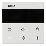 GIRA 539403 Raumtemperaturregler System 3000 System 55 Display, Bluetooth | reinweiß glänzend