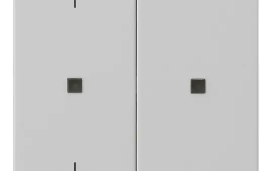GIRA 5108015 KNX-RF-Bedienaufsatz System 55 2-fach, Pfeile | grau matt