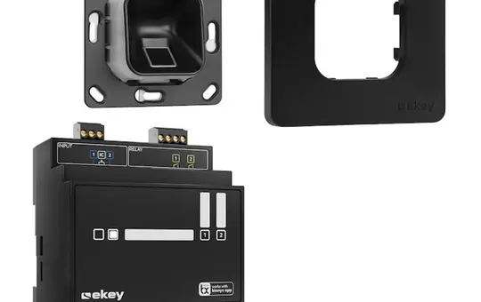EKEY 203702 Fingerprint-Set xLine Unterputz | schwarz