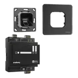 EKEY 203704 Fingerprint-Set xLine Unterputz Glas | schwarz