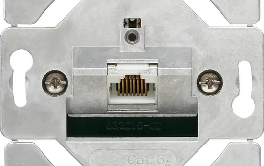 GIRA 245100 Netzwerkdose 1-fach, Cat.6a