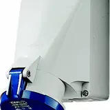 MENNEKES 1137A Wandsteckdose X-CONTACT 63 A, 3-polig, 230 V, zum Durchverdrahten