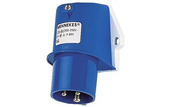 MENNEKES 844 Wandgerätestecker, Befestigung innen/außen 16 A, 3-polig, 230 V