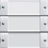 GIRA 5333100 eNet-Wandsender 3-fach, mit Beschriftungsfeld | reinweiß