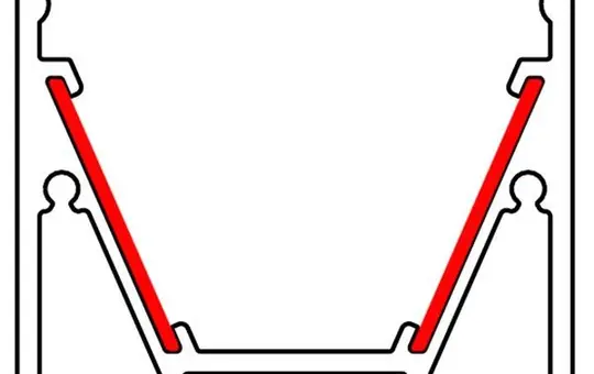 BARTHELME 62399816 CATania Reflektorband für 3030 und 3030 T Meterware