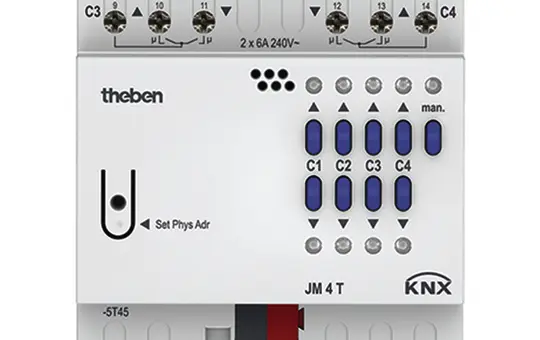 THEBEN JM 4 T KNX-Jalousieaktor FIX 4-fach