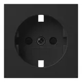 GIRA 4921005 Abdeckung SCHUKO-Steckdose System 55 Berührungsschutz | schwarz matt