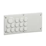 LEGRAND 036495 Flanschplatte Cabstop 400x200 mm