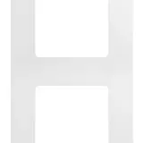 LEGRAND 665002 Abdeckrahmen Niloe 2-fach | ultraweiß