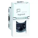 LEGRAND 076573 Netzwerkdose Mosaic STP Kategorie 6A 1 Modul | weiß