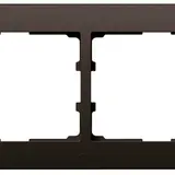LEGRAND 771202 Abdeckrahmen Galea Life 2-fach, waagerecht | Dark Bronze
