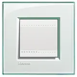 LEGRAND LNA4802KA Abdeckrahmen LivingLight 1-fach | aquamarin