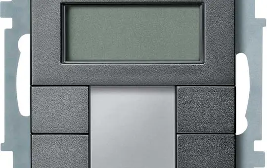 MERTEN MEG6212-0414 KNX-Tastsensor Plus System M 2-fach, Raumtemperaturregler | anthrazit
