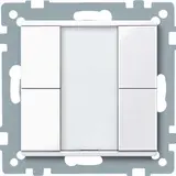 MERTEN 617225 KNX-Tastsensor Plus System M 2-fach | aktivweiß glänzend