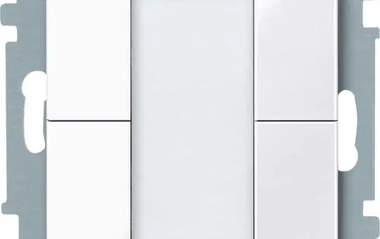 MERTEN 617225 KNX-Tastsensor Plus System M 2-fach | aktivweiß glänzend