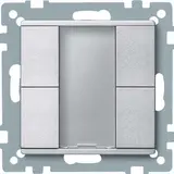 MERTEN 627660 KNX-Tastsensor Plus System M 2-fach | aluminium