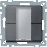 MERTEN 627614 KNX-Tastsensor Plus System M 2-fach | anthrazit