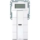 MERTEN MEG6214-0325 KNX-Tastsensor Plus System M 4-fach, Raumtemperaturregler | aktivweiß glänzend
