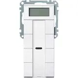 MERTEN MEG6214-0419 KNX-Tastsensor Plus System M 4-fach, Raumtemperaturregler | polarweiß