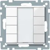 MERTEN 617419 KNX-Tastsensor Plus System M 4-fach | polarweiß glänzend