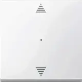 MERTEN 619419 Wippe für KNX-Taster System M 1-fach, Pfeile | polarweiß glänzend
