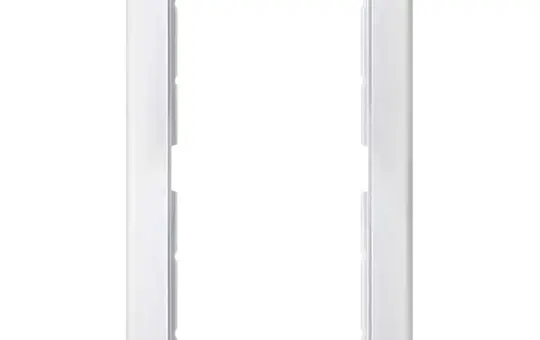 MERTEN 484819 Abdeckrahmen M-Smart 2-fach ohne Mittelsteg | polarweiß matt