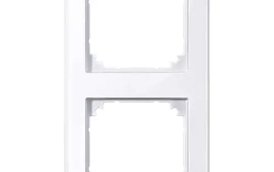 MERTEN 478225 Abdeckrahmen M-Smart 2-fach | aktivweiß glänzend