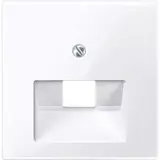 MERTEN 296225 Netzwerkabdeckung System M 1-fach | aktivweiß glänzend