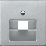 MERTEN 298360 Netzwerkabdeckung System M 1-fach | aluminium