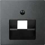 MERTEN 298314 Netzwerkabdeckung System M 1-fach | anthrazit