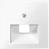 MERTEN 296219 Netzwerkabdeckung System M 1-fach | polarweiß glänzend