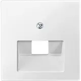 MERTEN 298319 Netzwerkabdeckung System M 1-fach | polarweiß matt