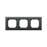 MERTEN 486314 Abdeckrahmen M-Plan 3-fach | anthrazit