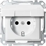 MERTEN MEG2314-0419 SCHUKO-Steckdose System M IP44, Klappdeckel | polarweiß