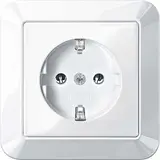 MERTEN MEG2301-1019 SCHUKO-Steckdose komplett 1-M 1-fach | polarweiß glänzend