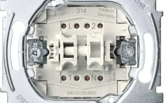 MERTEN MEG3125-0000 Wippschalter Serienschalter mit N-Klemme