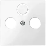 MERTEN 296719 Antennenabdeckung System M 2/3-fach | polarweiß glänzend