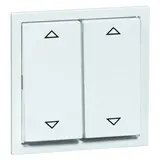PEHA 00157811 Jalousiewippe AURA 2-fach, 4 Pfeile | alu