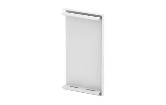 OBO BETTERMANN 6277770 Endstück Stahl | reinweiß | 90x170 mm