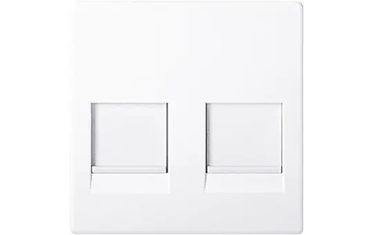 MERTEN MEG4562-0325 Modular-Jack-Abdeckung System M Standard | aktivweiß glänzend