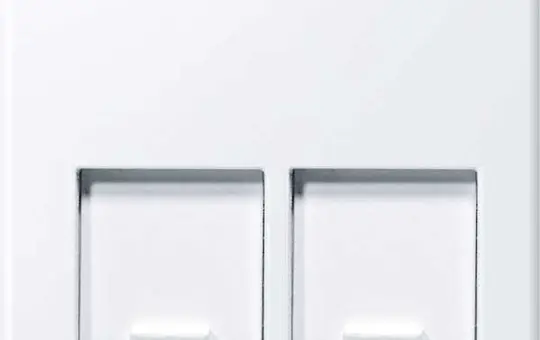 MERTEN MEG4574-0325 Abdeckung SE-Connector System M 2-fach | aktivweiß glänzend
