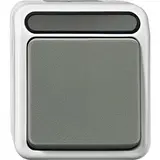 MERTEN MEG3117-8029 Wippschalter AQUASTAR Kreuzschalter | lichtgrau